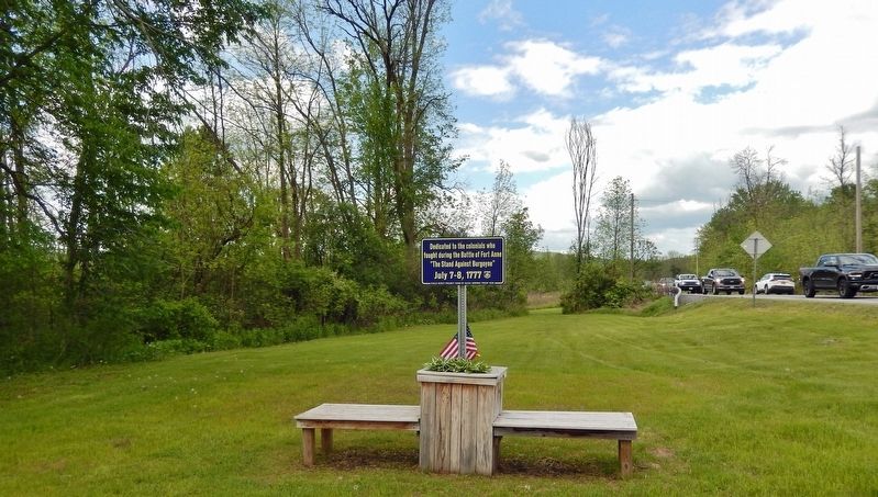 The Stand Against Burgoyne Marker image. Click for full size.
