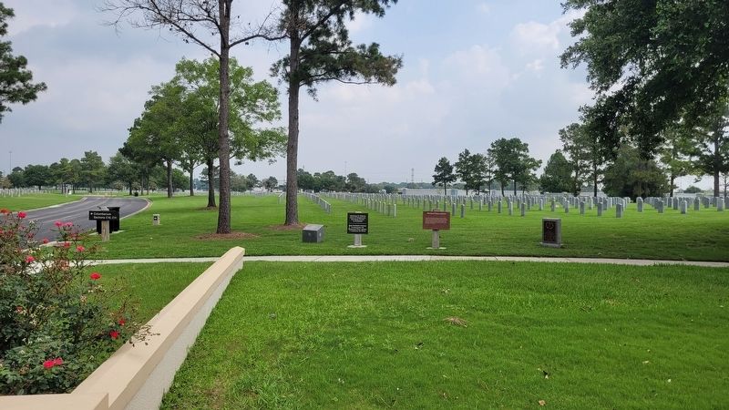 The 36th Infantry Division Marker Is the left side of the markers. Click for full size. The 36th Infantry Division Marker Is the left side of the markers image. Click for full size.
