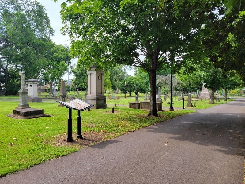 Cemetery Monument and Architecture Marker. Click for full size. Cemetery Monument and Architecture Marker image. Click for full size.