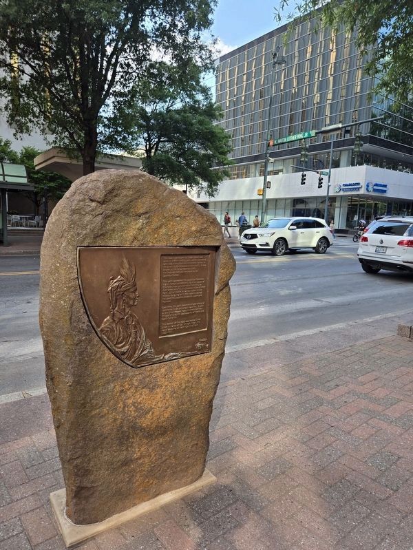 Tryon Street Marker. Click for full size. Tryon Street Marker image. Click for full size.