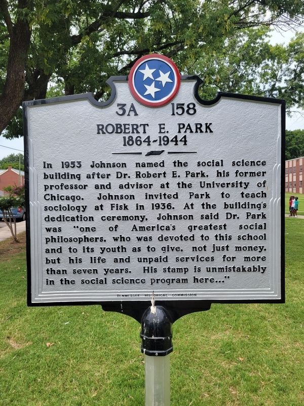 Robert E. Park Marker image. Click for full size.