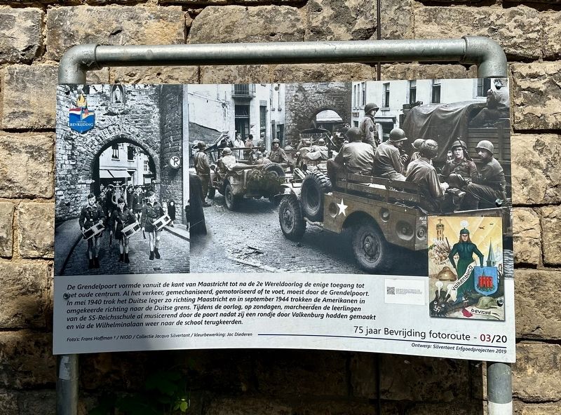Grendelpoort - Tweede Wereldoorlog / Grendel Gate - WW II Marker image. Click for full size.