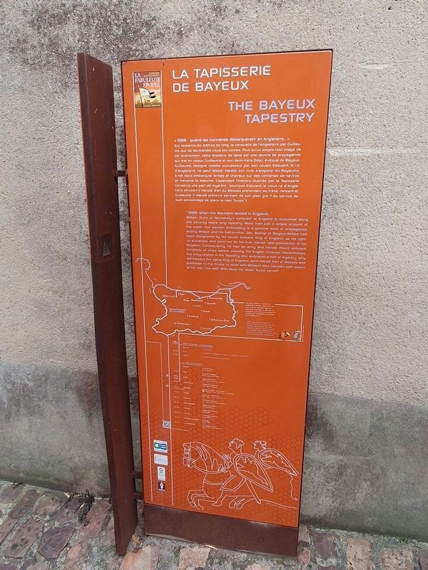 The Bayeux Tapestry Marker. Click for full size. The Bayeux Tapestry Marker image. Click for full size.