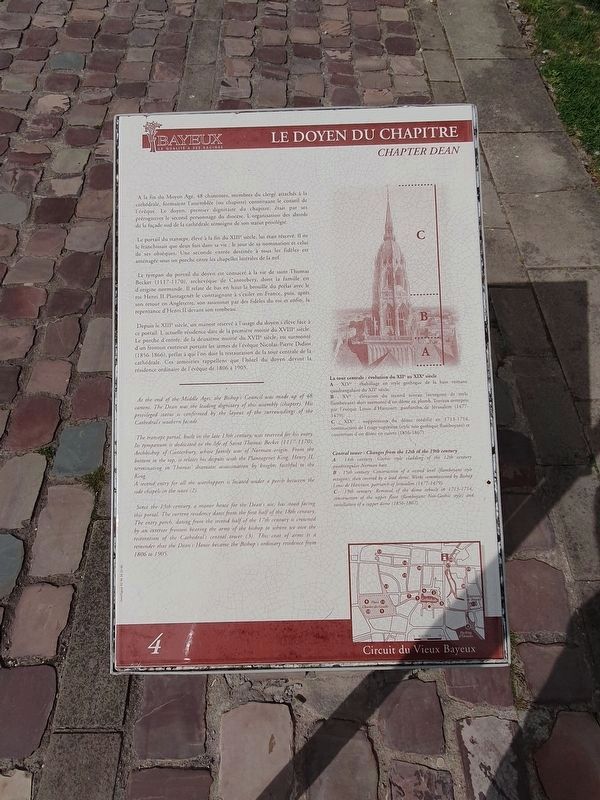 Le Doyen du Chapitre Marker. Click for full size. Le Doyen du Chapitre Marker image. Click for full size.