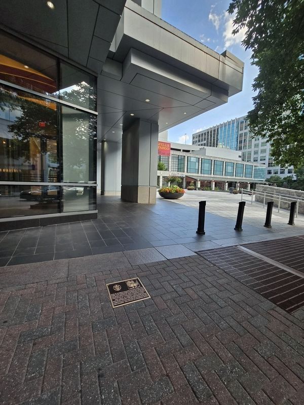Site of Queen's College Marker. Click for full size. Site of Queen's College Marker image. Click for full size.