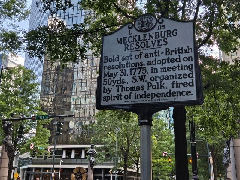 Mecklenburg Resolves Marker. Click for full size. Mecklenburg Resolves Marker image. Click for full size.