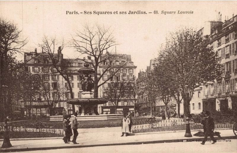 Square Louvois. Click for full size. Square Louvois image. Click for full size.