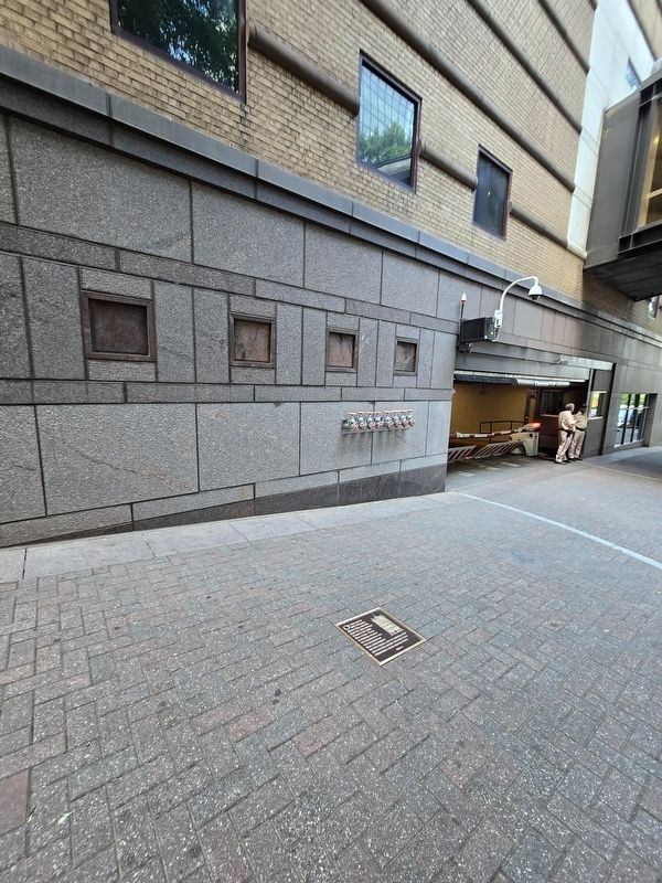 Charlotte's First Belk Store Marker. Click for full size. Charlotte's First Belk Store Marker image. Click for full size.