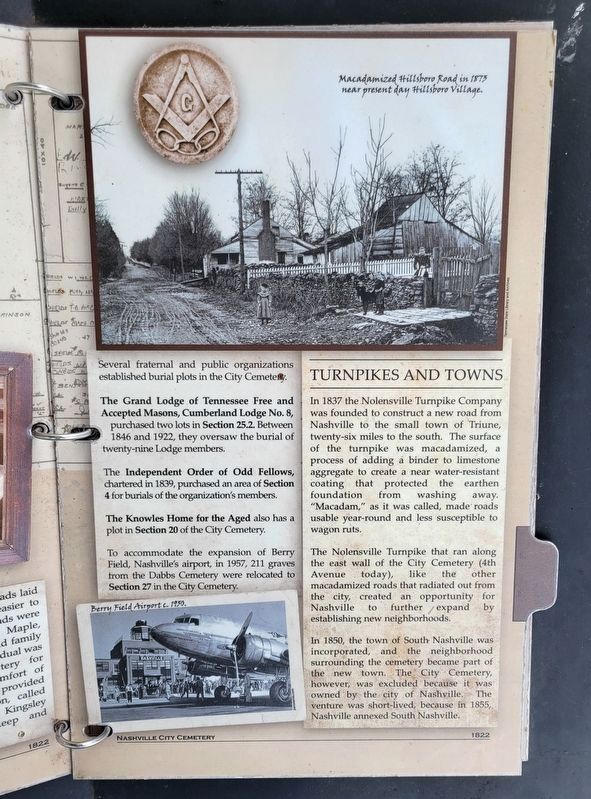 From Burying Ground to Cemetery Marker image. Click for full size.