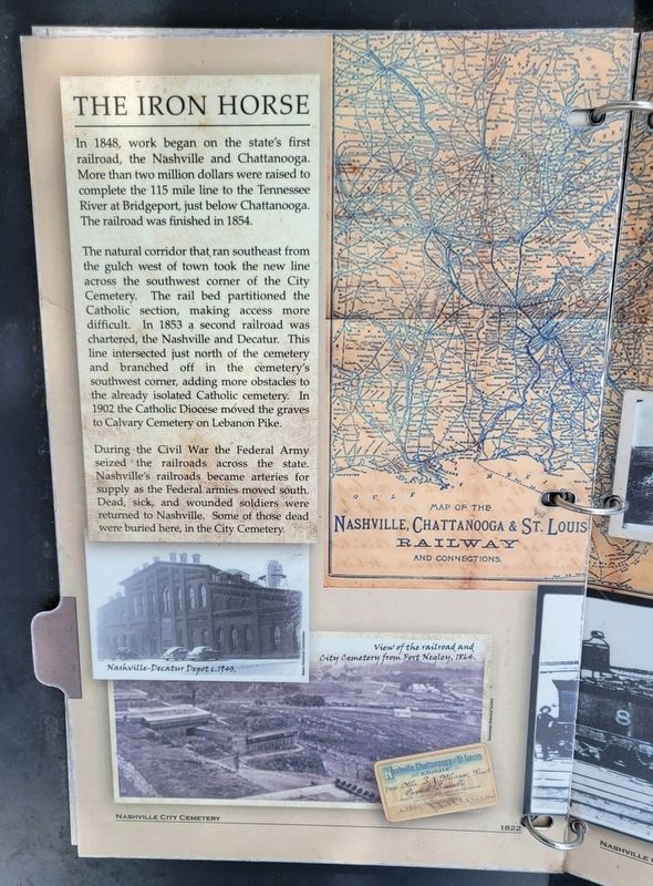 From Burying Ground to Cemetery Marker image. Click for full size.