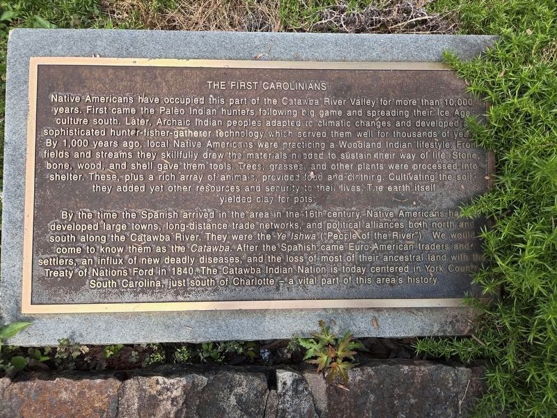 The First Carolinians Marker. Click for full size. The First Carolinians Marker image. Click for full size.