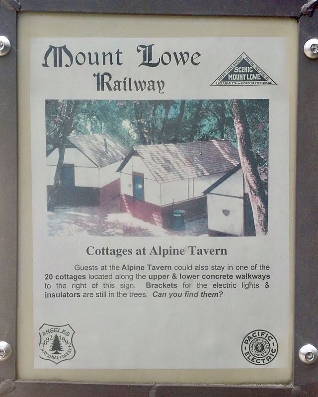 Cottages at Alpine Tavern Marker. Click for full size. Cottages at Alpine Tavern Marker image. Click for full size.