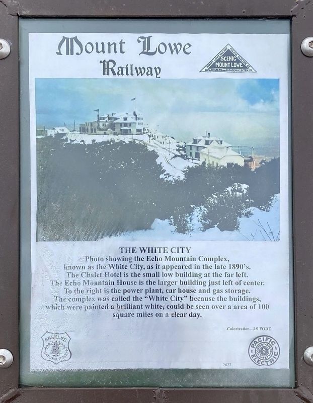 The White City Marker. Click for full size. The White City Marker image. Click for full size.
