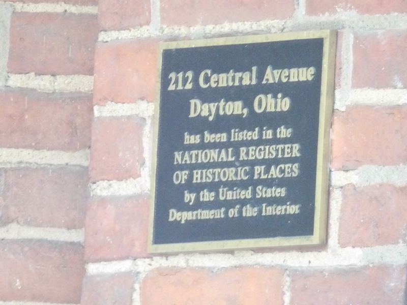 212 Central Avenue Marker image. Click for full size.