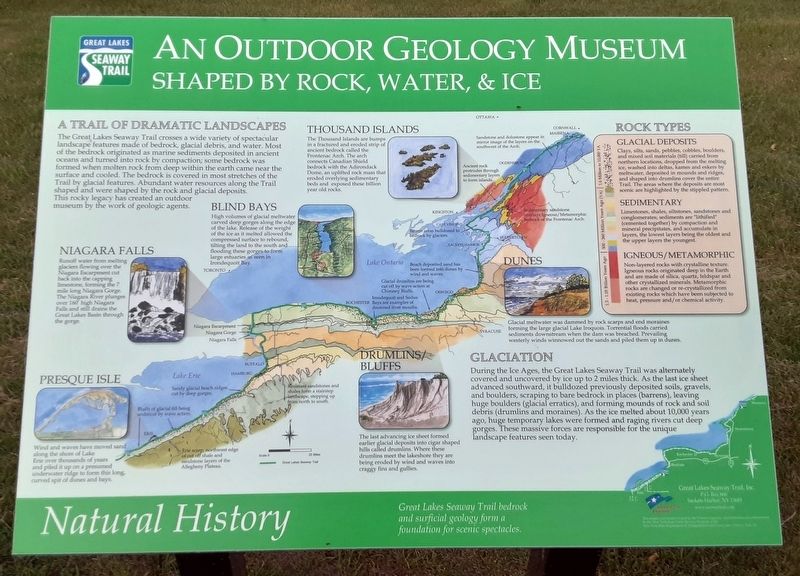 An Outdoor Geology Museum Marker image. Click for full size.