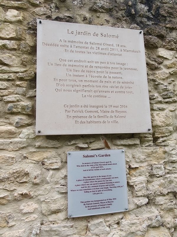 Salome's Garden Marker. Click for full size. Salome's Garden Marker image. Click for full size.