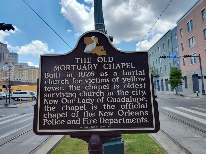 The Old Mortuary Chapel Marker. Click for full size. The Old Mortuary Chapel Marker image. Click for full size.
