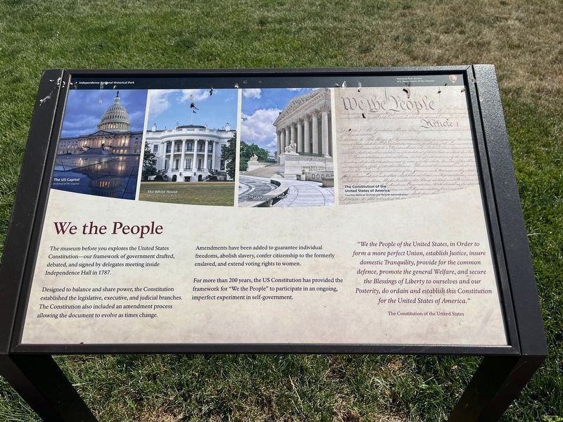 We the People Marker image. Click for full size.
