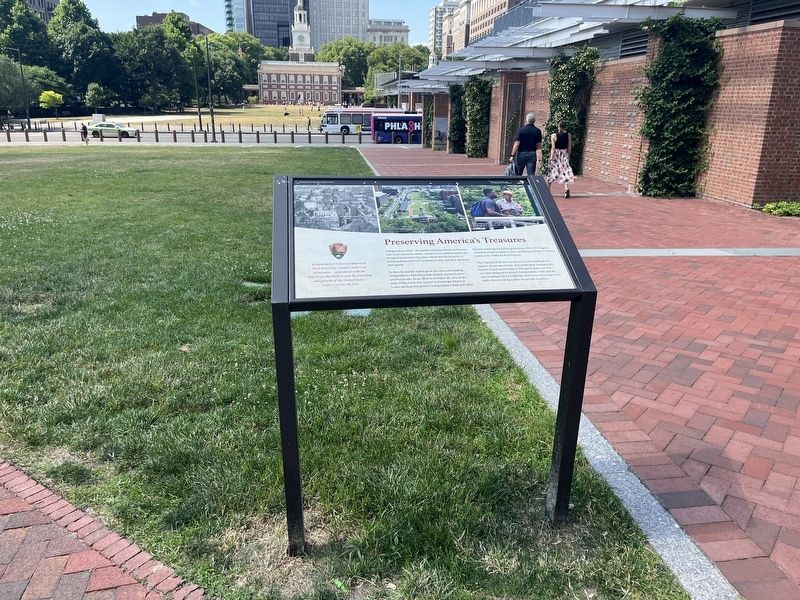 Preserving America's Treasures Marker. Click for full size. Preserving America's Treasures Marker image. Click for full size.