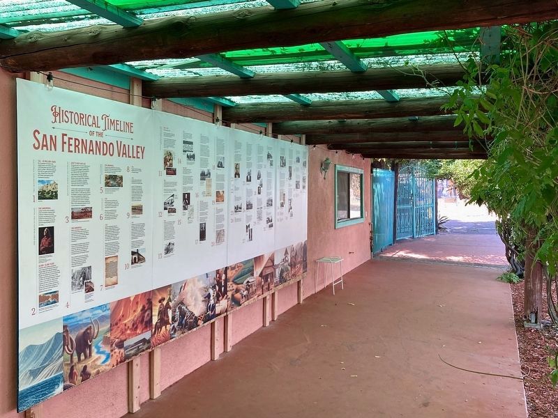 Timeline of the San Fernando Valley. Click for full size. Timeline of the San Fernando Valley image. Click for full size.
