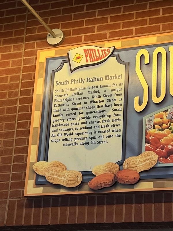 South Philly Italian Market Marker. Click for full size. South Philly Italian Market Marker image. Click for full size.