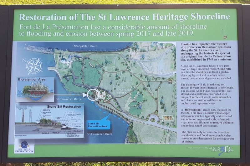 Restoration of The St Lawrence Heritage Shoreline Marker. Click for full size. Restoration of The St Lawrence Heritage Shoreline Marker image. Click for full size.