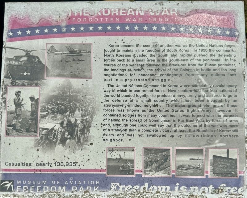 The Korean War Marker image. Click for full size.