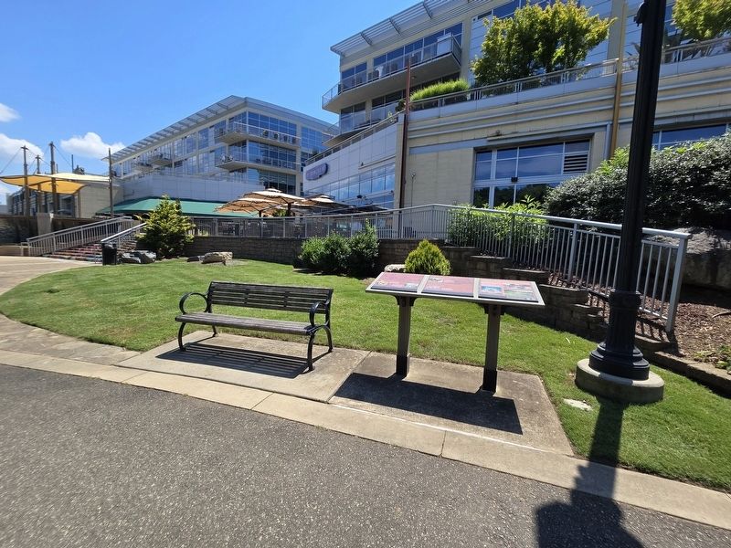 Wide view of entire On this site Marker image. Click for full size.