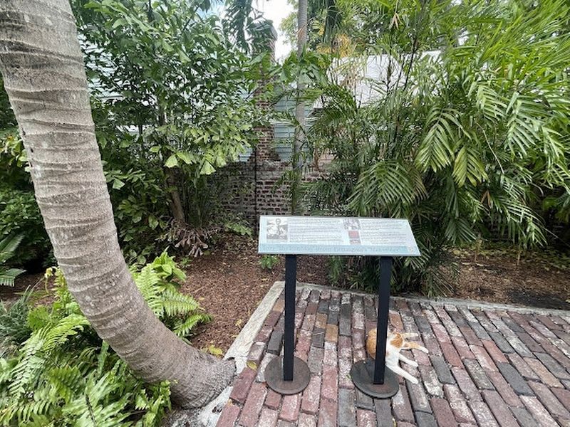 Toby "The Iron Man" Bruce: Hemingway's "Man Friday" Marker. Click for full size. Toby "The Iron Man" Bruce: Hemingway's "Man Friday" Marker image. Click for full size.