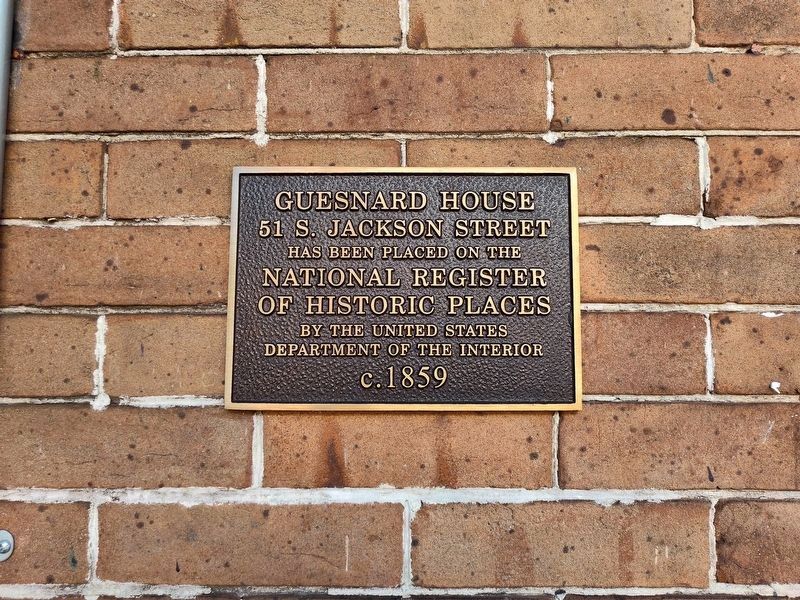 Guesnard House Marker image. Click for more information.