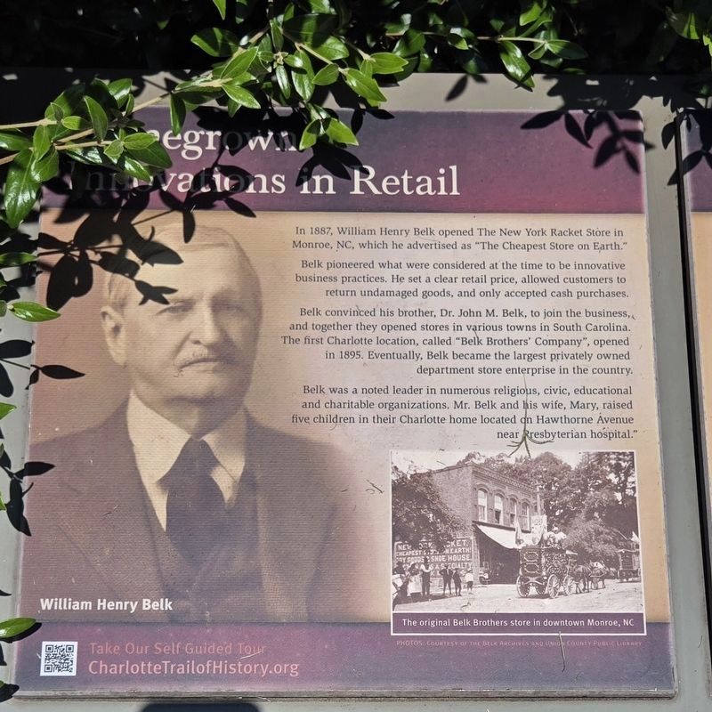 Homegrown Innovations In Retail Marker (left panel) image. Click for full size.