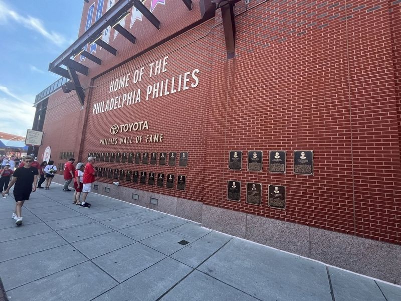 Phillies Wall of Fame. Click for full size. Phillies Wall of Fame image. Click for full size.