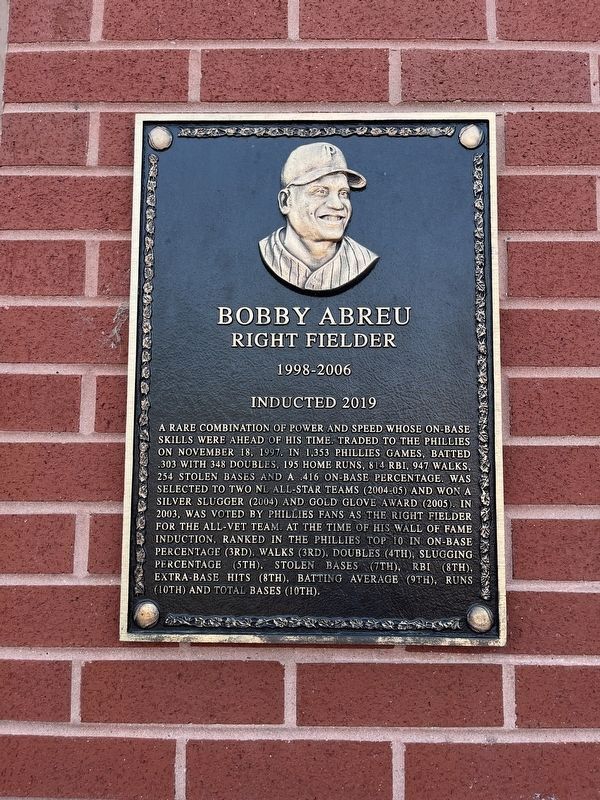 Bobby Abreu Marker image. Click for full size.