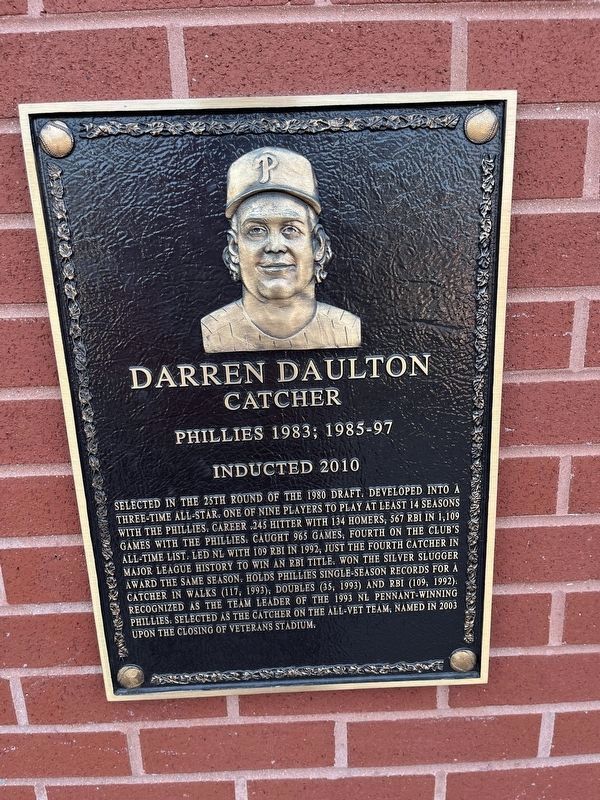 Darren Daulton Marker image. Click for full size.