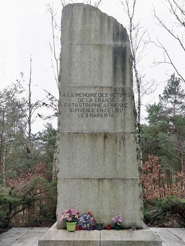 Turkish Airlines Flight 981 Memorial. Click for full size. Turkish Airlines Flight 981 Memorial image. Click for full size.