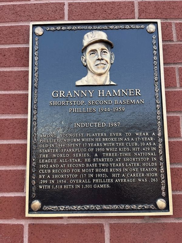 Granny Hamner Marker image. Click for full size.