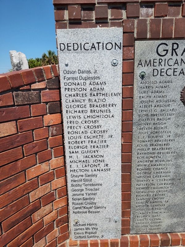 Grand Isle American Legion Post 309 Deceased Veterans Marker. Click for full size. Grand Isle American Legion Post 309 Deceased Veterans Marker image. Click for full size.