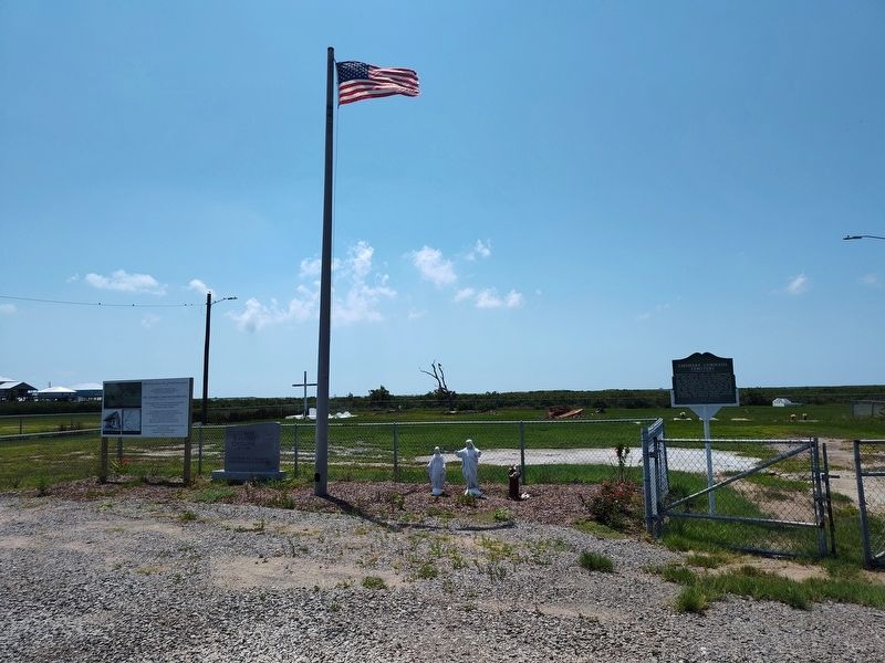 The Chenière Caminada Hurricane Marker. Click for full size. The Chenière Caminada Hurricane Marker image. Click for full size.