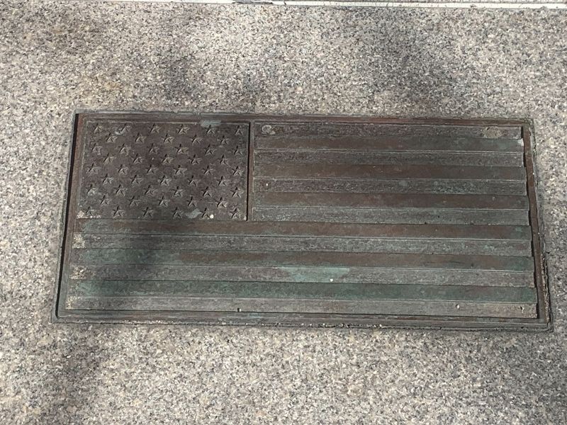 Bronze plaque on marker image. Click for full size.