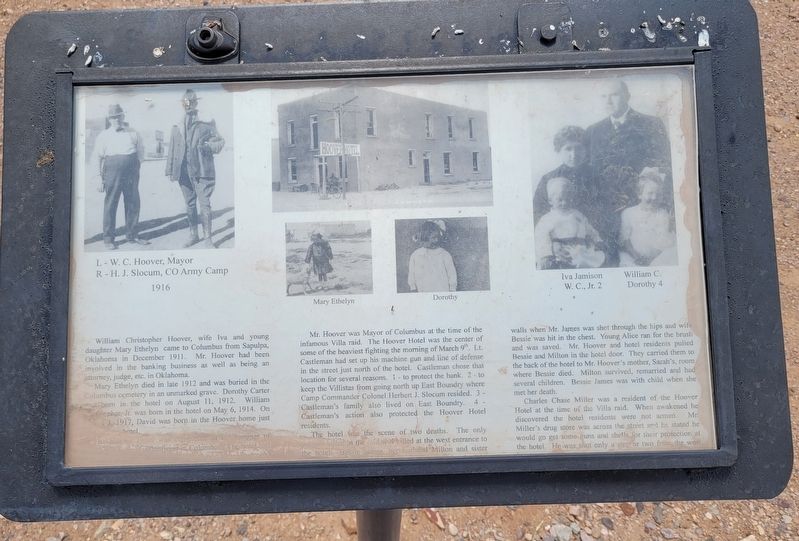 William Christopher Hoover Marker. Click for full size. William Christopher Hoover Marker image. Click for full size.