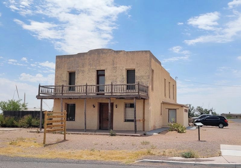 The Hoover Hotel building and William Christopher Hoover Marker. Click for full size. The Hoover Hotel building and William Christopher Hoover Marker image. Click for full size.