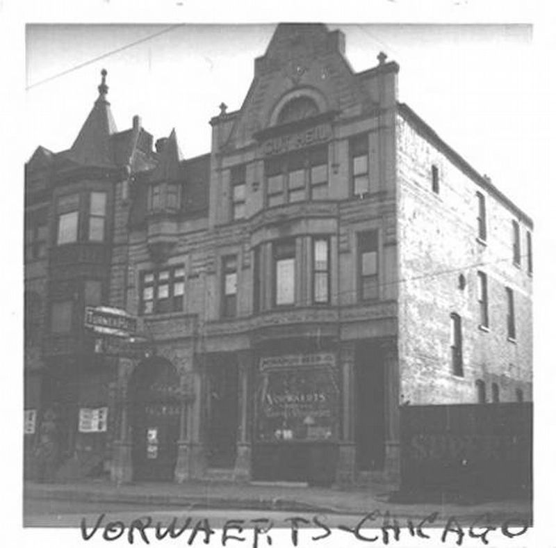 Vorwaerts Turner Hall. Click for full size. Vorwaerts Turner Hall image. Click for full size.