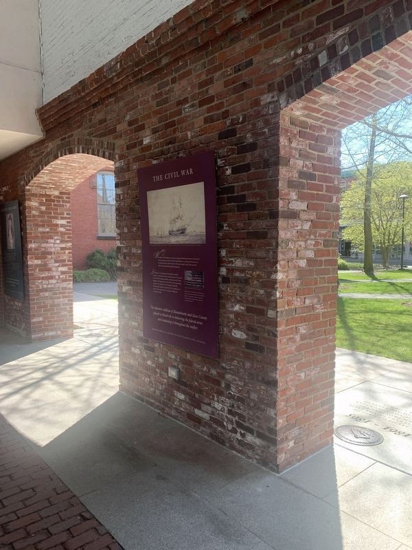 The Civil War Marker image. Click for full size.