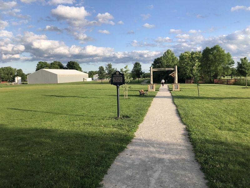 Miller Family Farm / Miller Park Marker. Click for full size. Miller Family Farm / Miller Park Marker image. Click for full size.