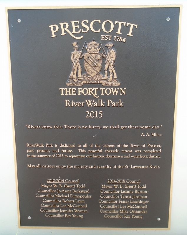 RiverWalk Park Marker. Click for full size. RiverWalk Park Marker image. Click for full size.
