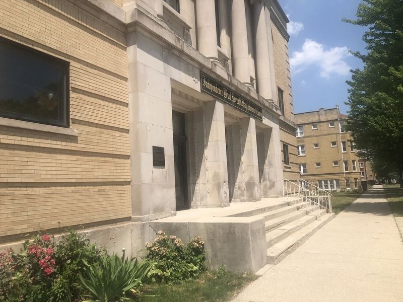 (Former) Anshe Sholom Synagogue Building Marker image. Click for full size.