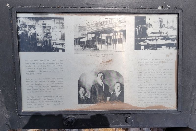 Columbus Mercantile Company Marker. Click for full size. Columbus Mercantile Company Marker image. Click for full size.