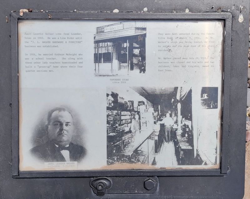 James Leander Walker Marker. Click for full size. James Leander Walker Marker image. Click for full size.