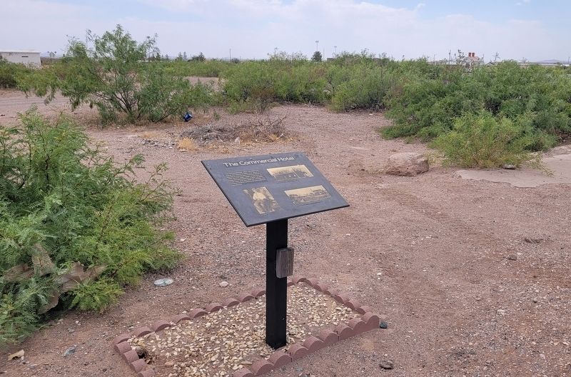 The Commercial Hotel Marker image. Click for full size.
