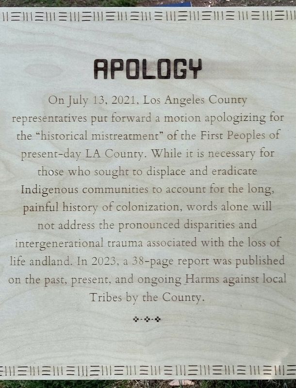 Apology Marker image. Click for full size.